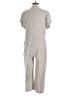 Anrabess Solid Gray Jumpsuit Size S - photo 2