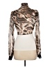 Rinascimento Animal Print Ivory Long Sleeve Blouse Size L - photo 2