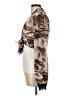 Rinascimento Animal Print Ivory Long Sleeve Blouse Size L - photo 5