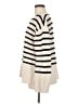 Gap 100% Cotton Stripes Ivory Pullover Sweater Size M - photo 5