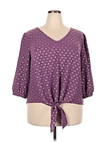 Olivia & Martin 3/4 Sleeve Blouse (view 1)