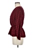 Old Navy 100% Rayon Red Long Sleeve Blouse Size M - photo 5