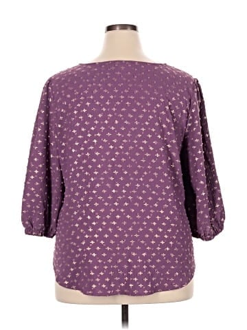 Olivia & Martin 3/4 Sleeve Blouse (view 2)