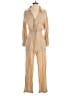 Zara Metallic Tan Jumpsuit Size XS - photo 1