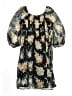 Assorted Brands 100% Polyester Floral Black Dress Size 10 - photo 1