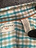 Dockers Checkered-gingham Teal Long Sleeve Button-Down Shirt Size M - photo 7