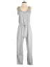 Ambiance Solid Gray Jumpsuit Size S - photo 1