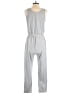 Ambiance Solid Gray Jumpsuit Size S - photo 2