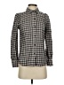 Rails Houndstooth Gray Long Sleeve Blouse Size XS - photo 1