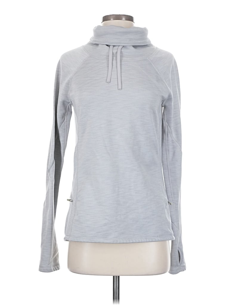 Pre-owned Gap Fit Fleece Jacket In Gray