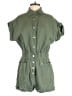 Bucketlist 100% Cotton Solid Green Romper Size S - photo 1