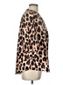 Unbranded 100% Polyester Animal Print Brown Tan 3/4 Sleeve Blouse Size L - photo 4