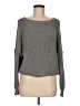 Debut 100% Polyester Gray Pullover Sweater Size M - photo 1