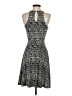 Ann Taylor Houndstooth Black Cocktail Dress Size 0 - photo 2