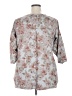 Unbranded Floral Silver Pullover Sweater Size XXL (estimated) - photo 2