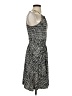 Ann Taylor Houndstooth Black Cocktail Dress Size 0 - photo 4