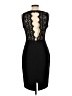 Soieblu Solid Black Cocktail Dress Size L - photo 2