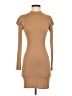 Missguided Solid Tan Casual Dress Size 4 - photo 1
