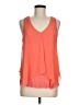 Iz Byer 100% Polyester Orange Sleeveless Blouse Size M - photo 1