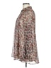 Simply Noelle Paisley Brown Long Sleeve Blouse Size S - photo 5