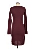 Leith Solid Burgundy Cocktail Dress Size M - photo 2