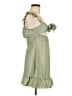 Originality 100% Polyester Green Casual Dress Size M - photo 4