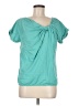 Noa Noa Teal Short Sleeve Top Size M - photo 1