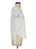 ICO 100% Polyester Ivory Short Sleeve Top Size XS - photo 4