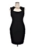 Bisou Bisou Solid Black Cocktail Dress Size 16 - photo 1