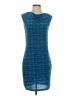 Evan Picone 100% Polyester Tweed Blue Casual Dress Size S (petite) - photo 1