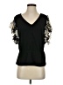 Adrienne Vittadini Black Short Sleeve Blouse Size S - photo 1