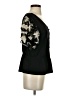 Adrienne Vittadini Black Short Sleeve Blouse Size S - photo 4
