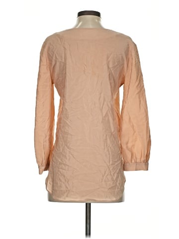 Amanda Uprichard Long Sleeve Silk Top (view 2)