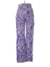 Zara Print Purple Casual Pants Size 0 - photo 2