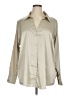 H&M Metallic Tan Long Sleeve Blouse Size XL - photo 1
