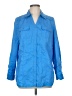 D&Co. Blue Long Sleeve Button-Down Shirt Size M - photo 1