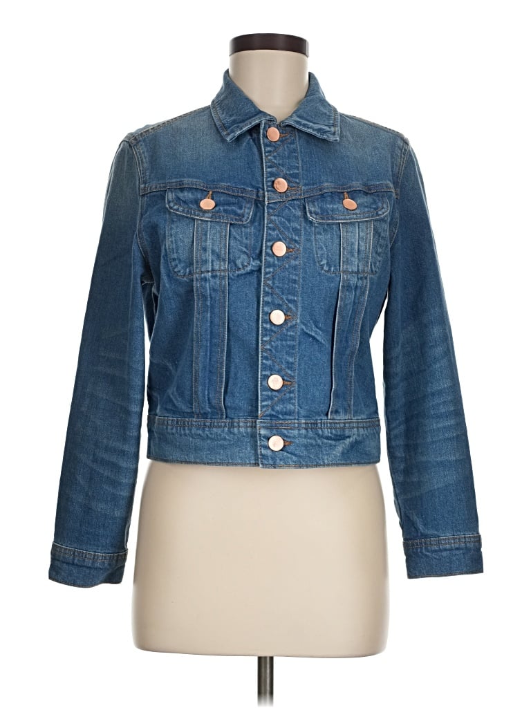 Pre-owned 1901 Denim Jacket In Blue