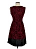 Soprano Burgundy Cocktail Dress Size S - photo 2