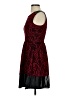 Soprano Burgundy Cocktail Dress Size S - photo 5