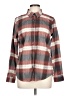 Weatherproof Plaid Brown Long Sleeve Button-Down Shirt Size L - photo 1