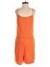 Tahari by ASL Solid Orange Romper Size XS - photo 2