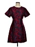 Aqua Paisley Burgundy Cocktail Dress Size S - photo 1