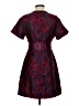 Aqua Paisley Burgundy Cocktail Dress Size S - photo 2