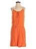 Tahari by ASL Solid Orange Romper Size XS - photo 1