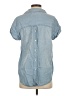 Lola River Blue Short Sleeve Blouse Size XS - photo 2