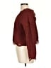 Pink Rose 100% Polyester Burgundy Pullover Sweater Size L - photo 5