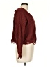 Pink Rose 100% Polyester Burgundy Pullover Sweater Size L - photo 4
