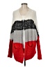 Davi & Dani Color Block Red Cardigan Size M - photo 1