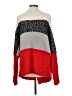 Davi & Dani Color Block Red Cardigan Size M - photo 2