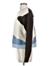 Crescent Color Block Blue Pullover Sweater Size S - photo 5